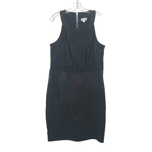 Emerald Sundae Sleeveless Sheer Criss-cross Midsection Dress Black Juniors 3X